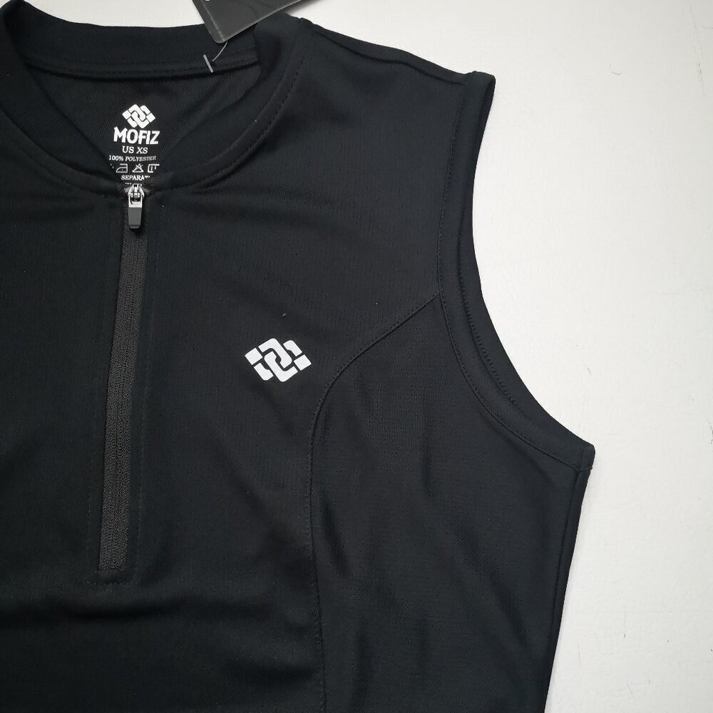 NWT Mo Fiz (more fit's) Ladies Size XS Black Sleeveless Short Golf/ Tennis Dress - Picture 5 of 9